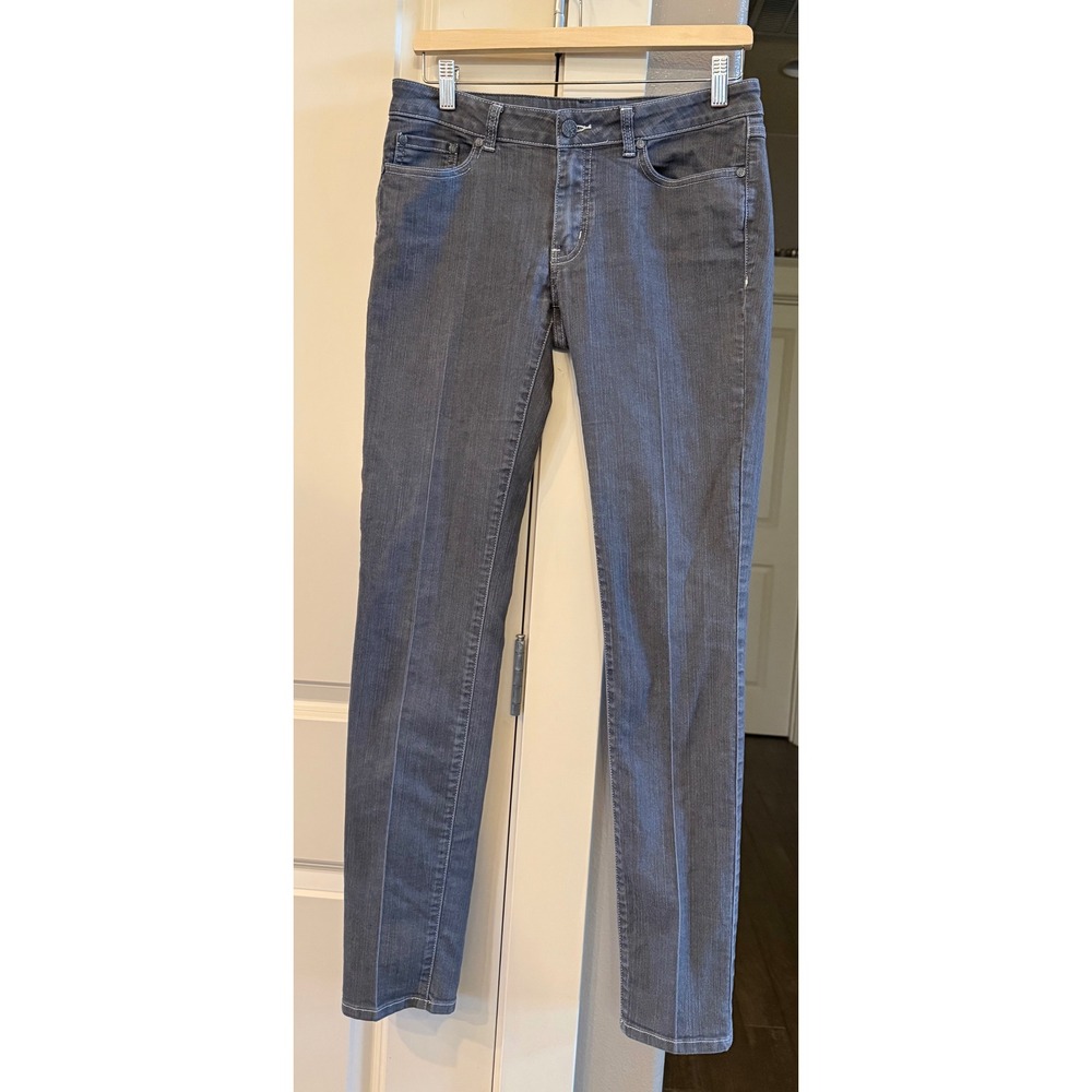 PrAna Women's Mid Rise Gray Wash Casual Denim Skinny Fit Jeans Size 8 Gorpcore - Picture 9 of 9
